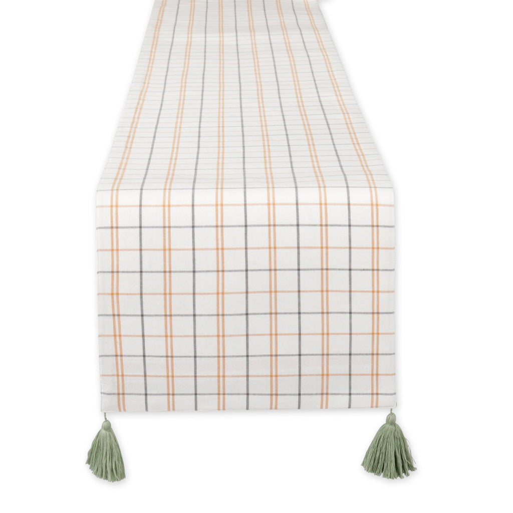 Gather Fall Squash Embellished Table Runner