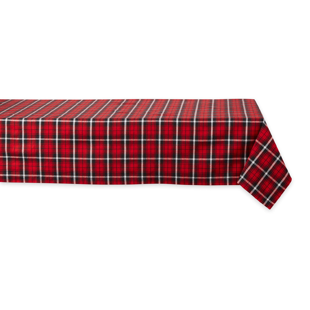 Glad Tidings Plaid Tablecloth -  52 X 52"