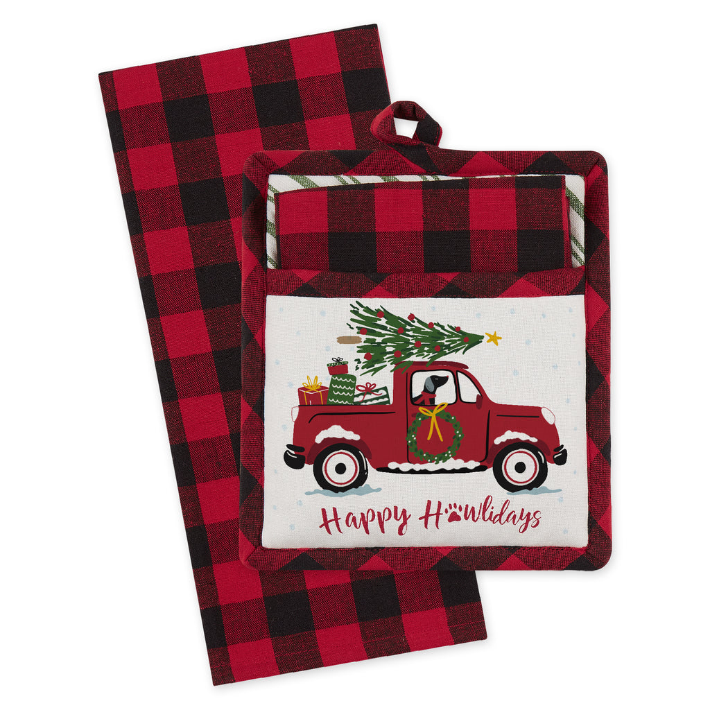 Happy Howlidays Potholder Gift Set