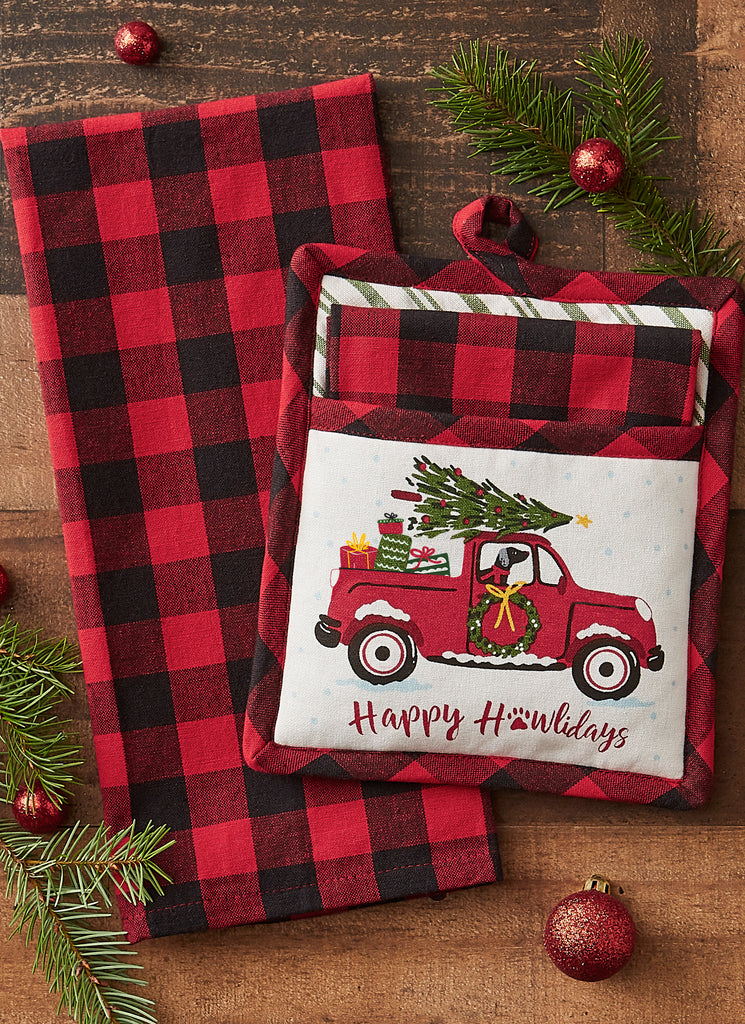Happy Howlidays Potholder Gift Set
