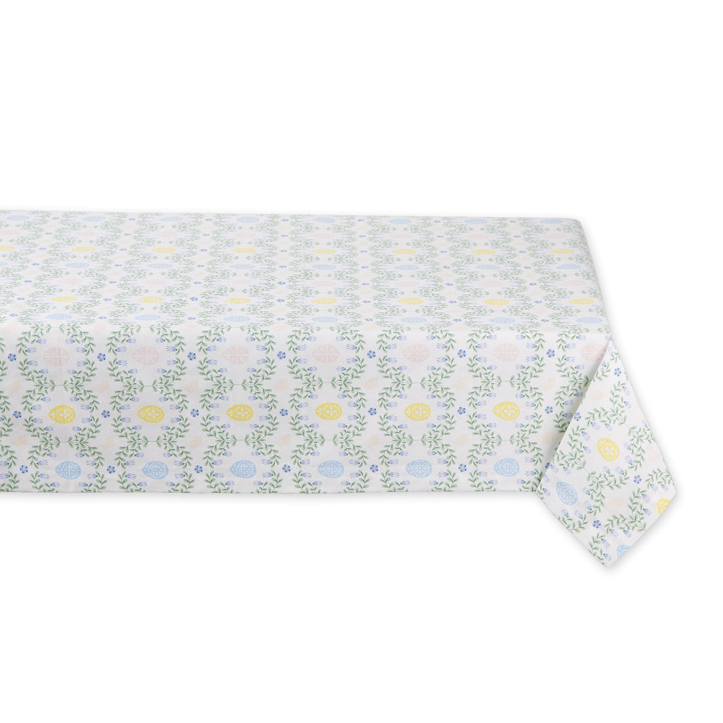 Easter Topiary Printed Tablecloth - 52 x 52"