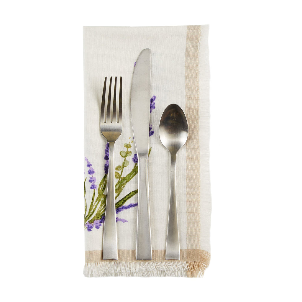 Lavender Sprigs Printed Napkin