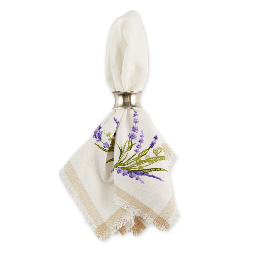 Lavender Sprigs Printed Napkin