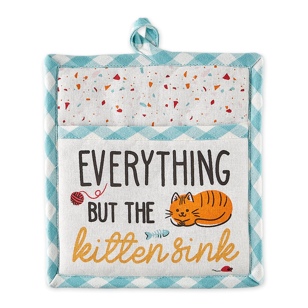 Everything but the Kitten Sink Potholder Gift Set