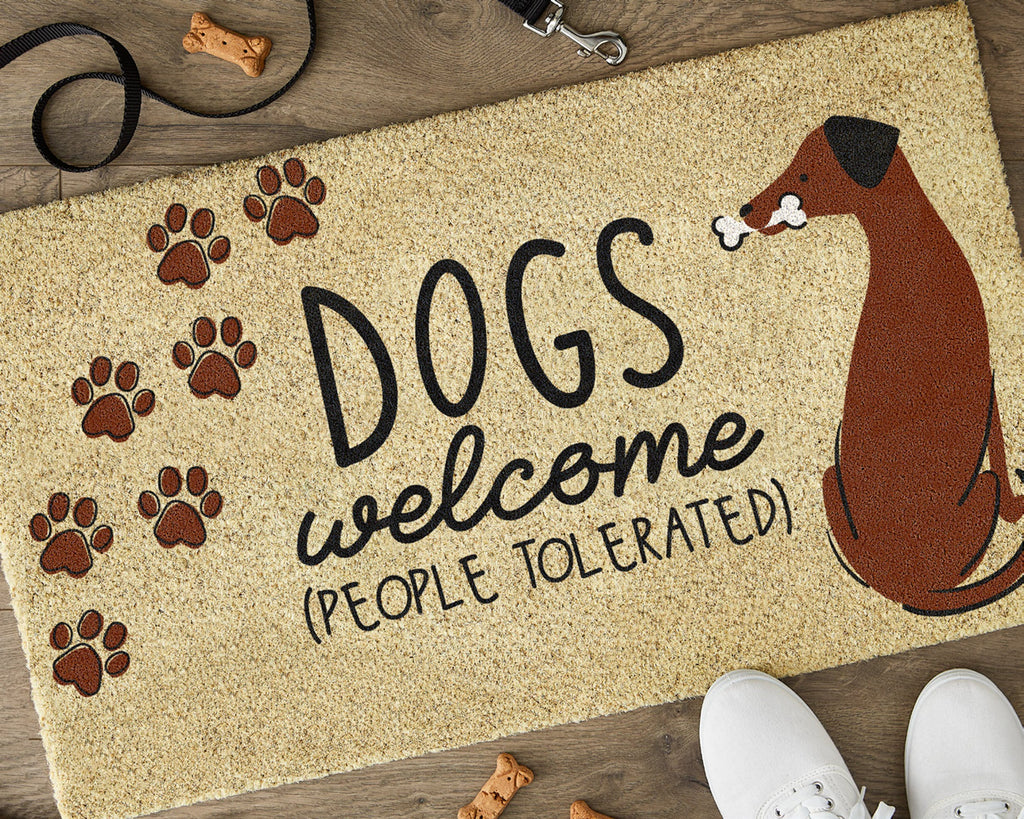 Dogs Welcome Doormat