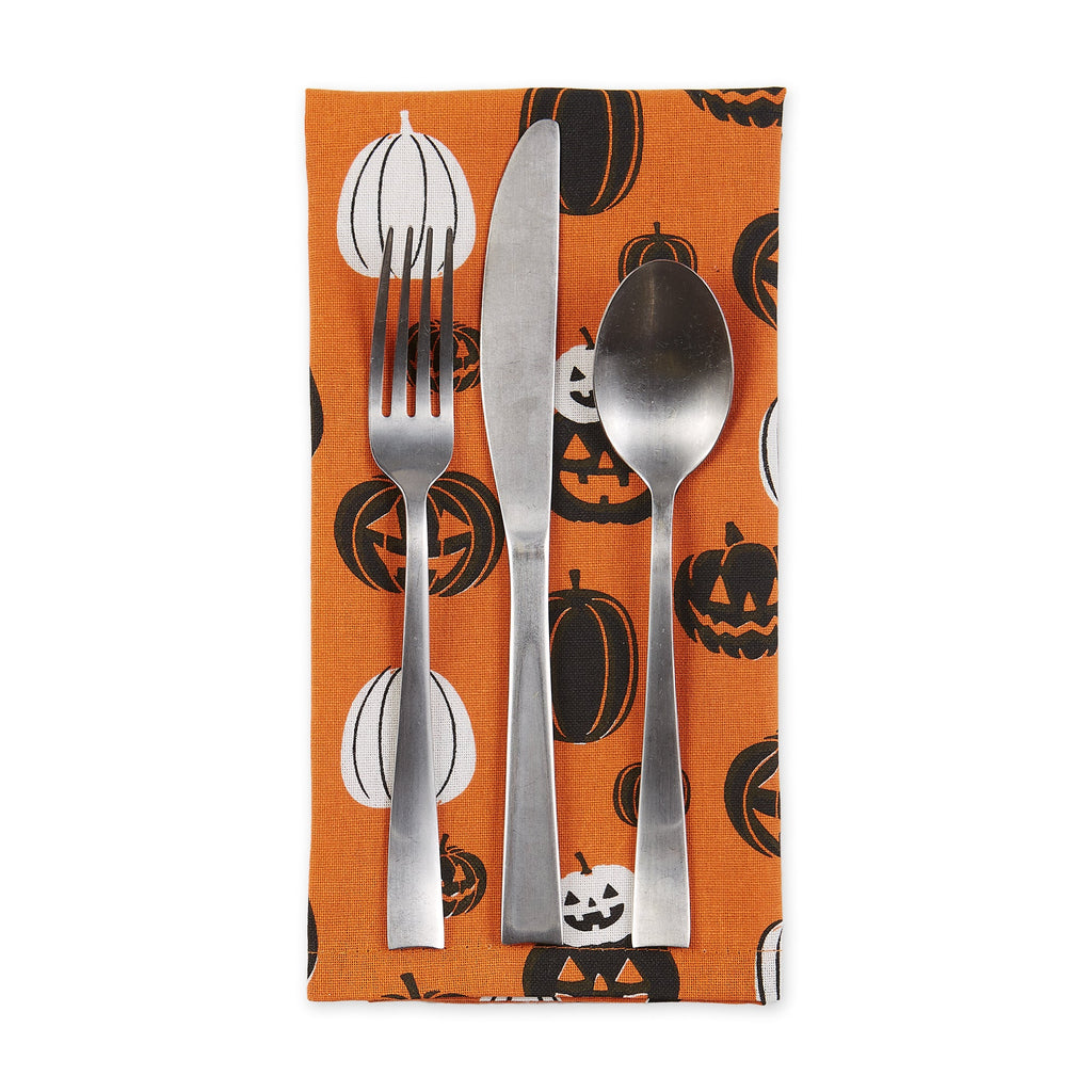 Smiling Pumpkins Printed Napkin