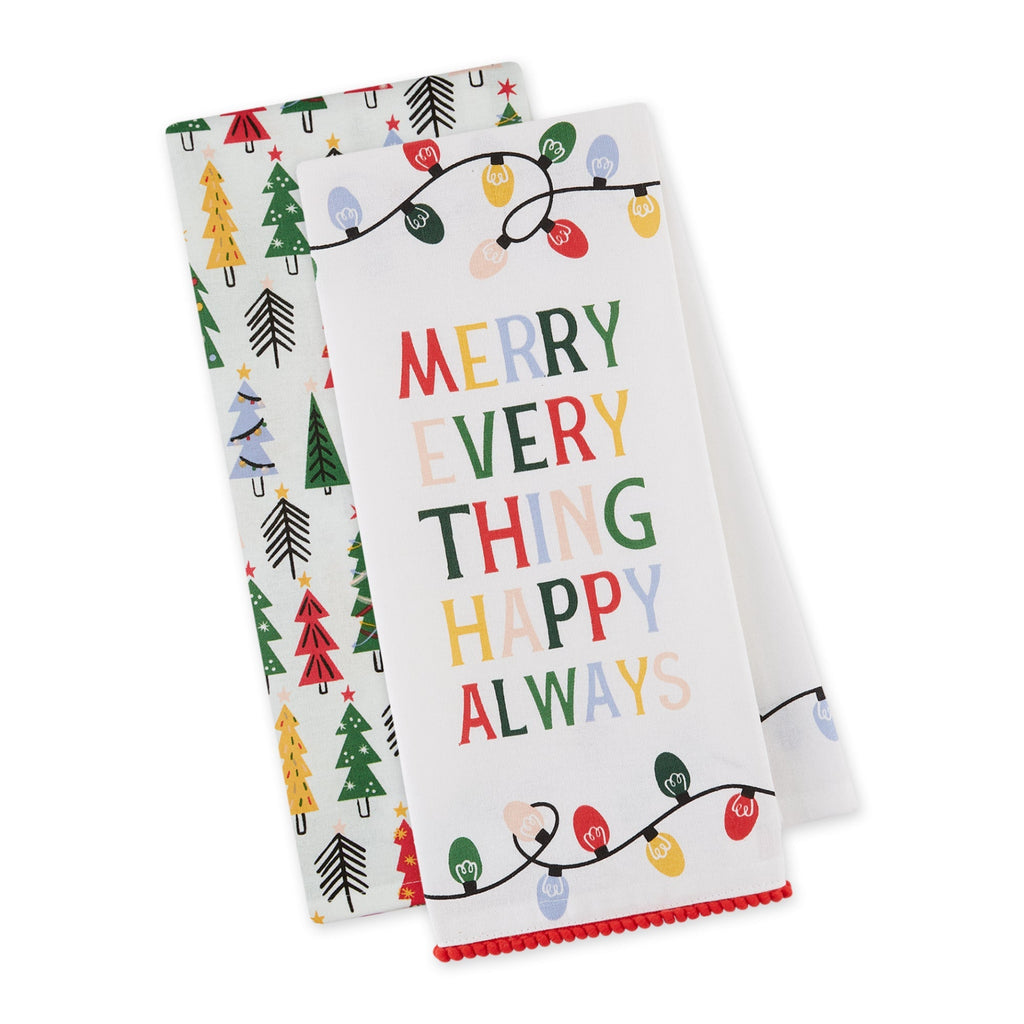 Merry Everything Dishtowel Set Of 2