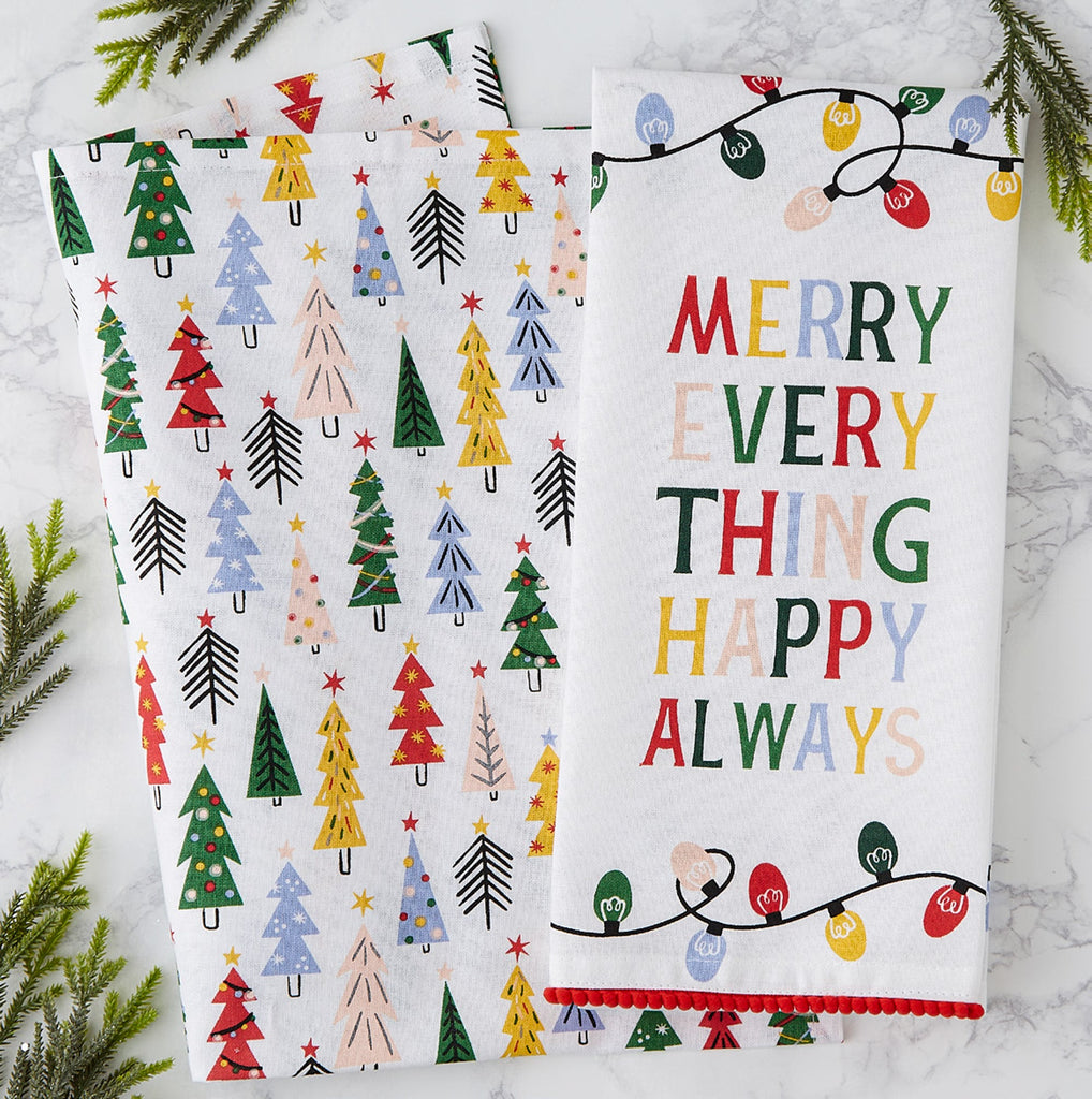 Merry Everything Dishtowel Set Of 2