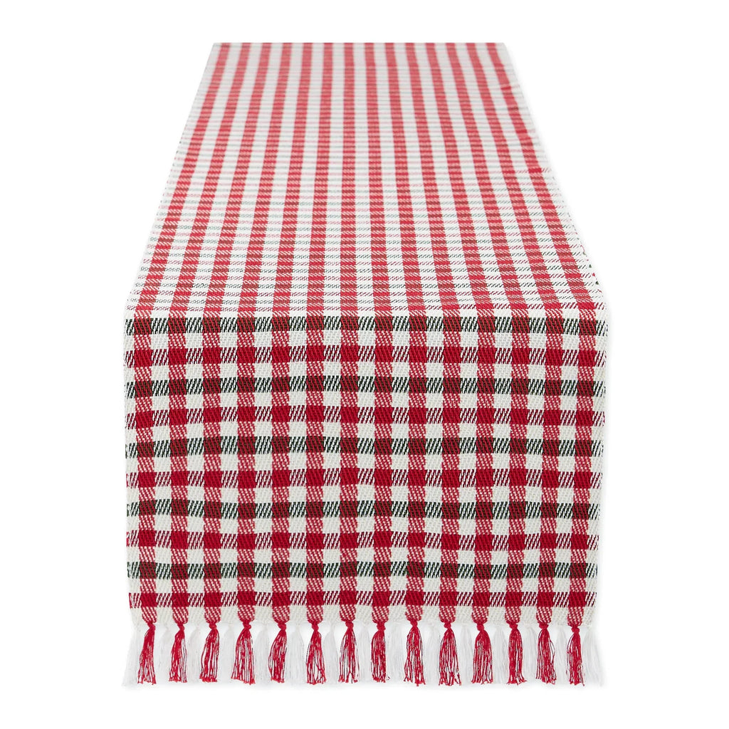 Holiday Houndstooth Table Runner