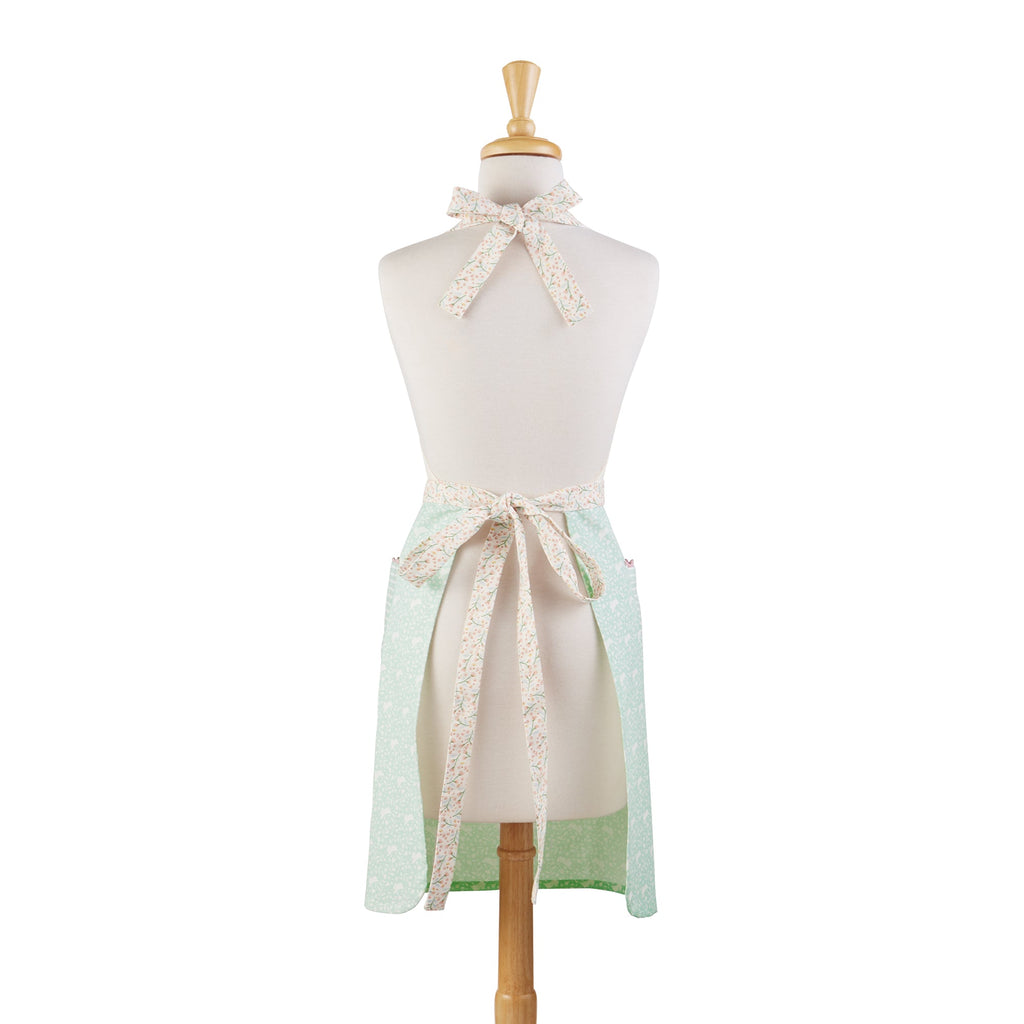 Hello Spring Bunny Embellished Apron