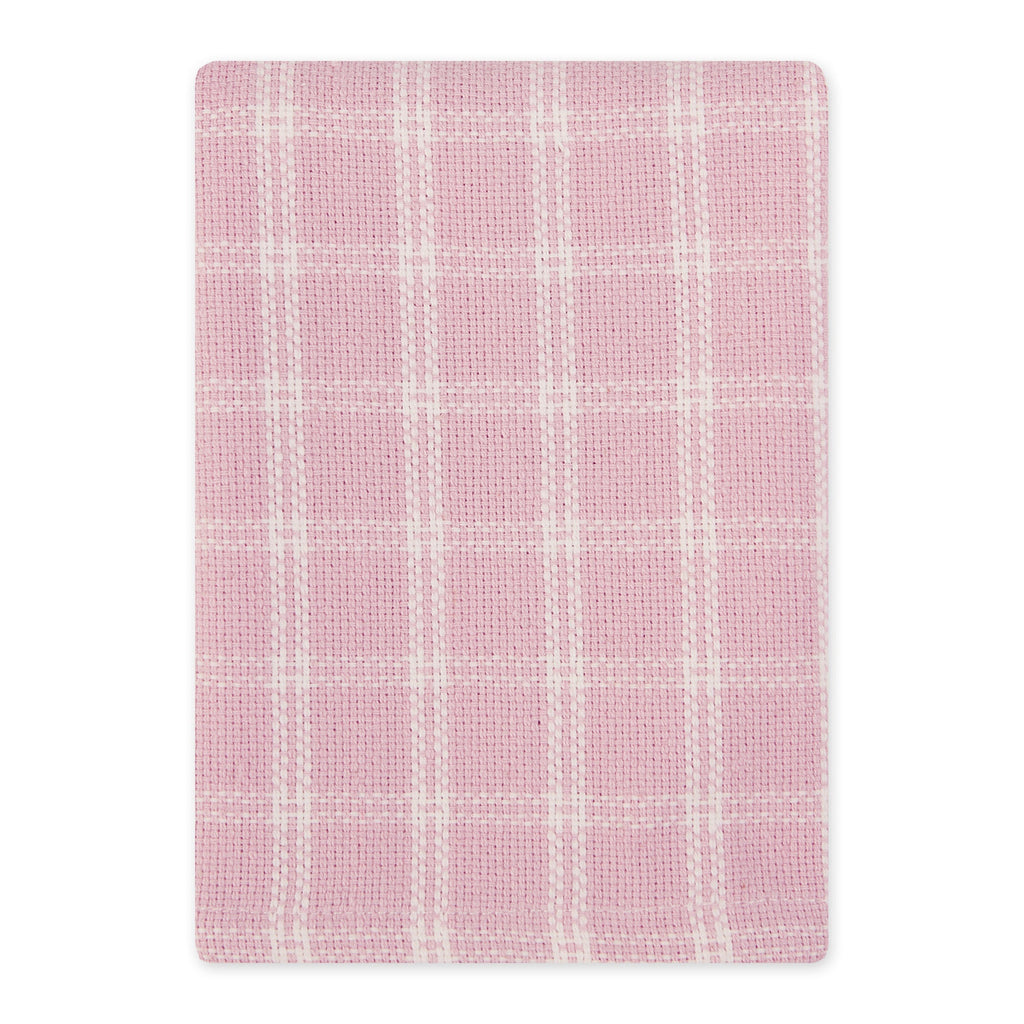 Spring Windowpane Plaid  Heavyweight Dishcloth Set of 3