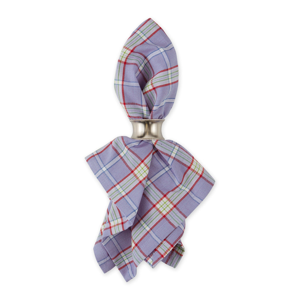 Bluebell Plaid Napkin