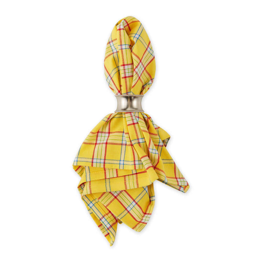 Buttercup Plaid Napkin