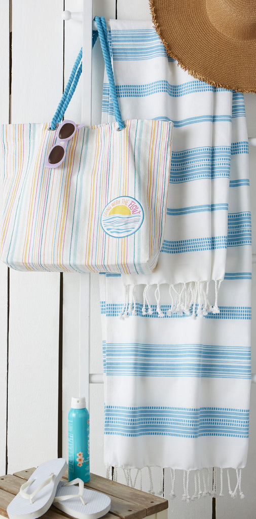 Surfrider Stripe Fouta Throw