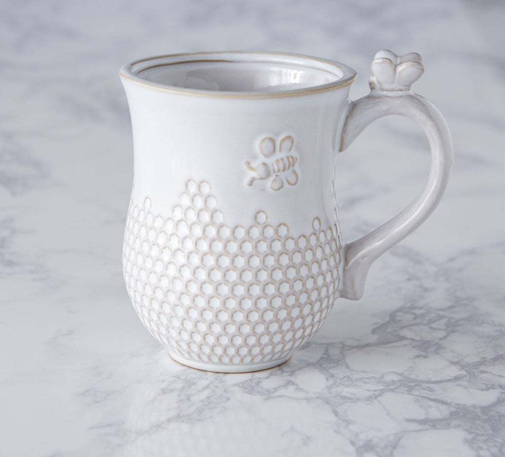 Honeycomb Bee Ceramic Mug