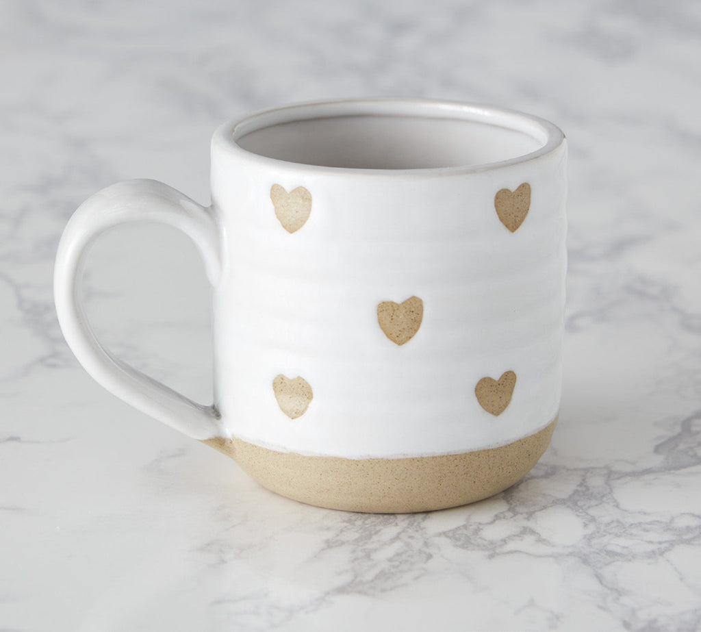 Hearts Relief Mug