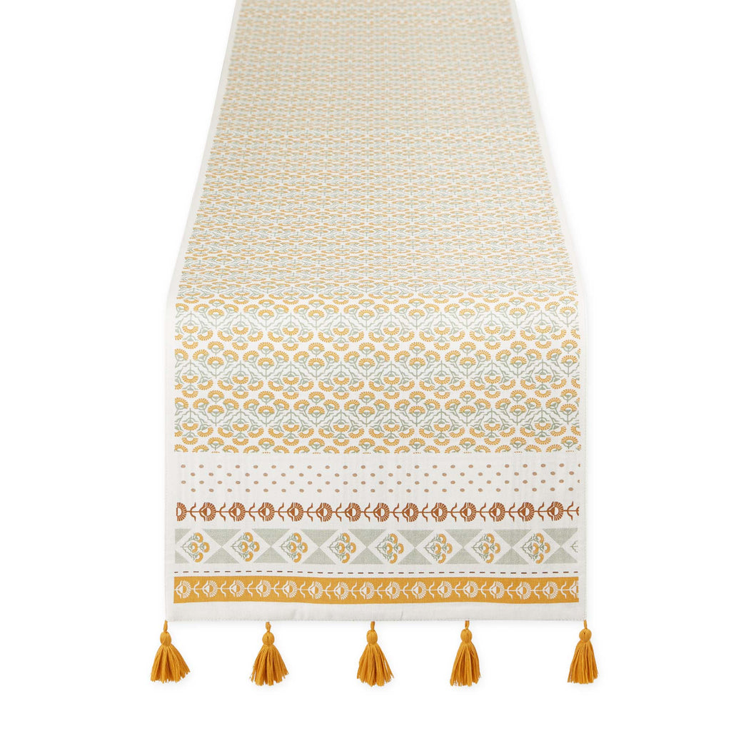 Golden Gardens Printed Table Runner