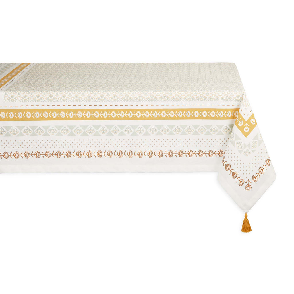 Golden Gardens Printed Tablecloth 52 x 52"