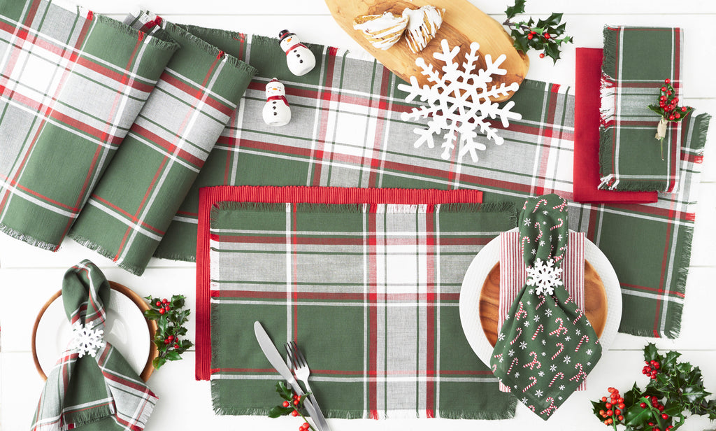 Deck The Halls Plaid Napkin