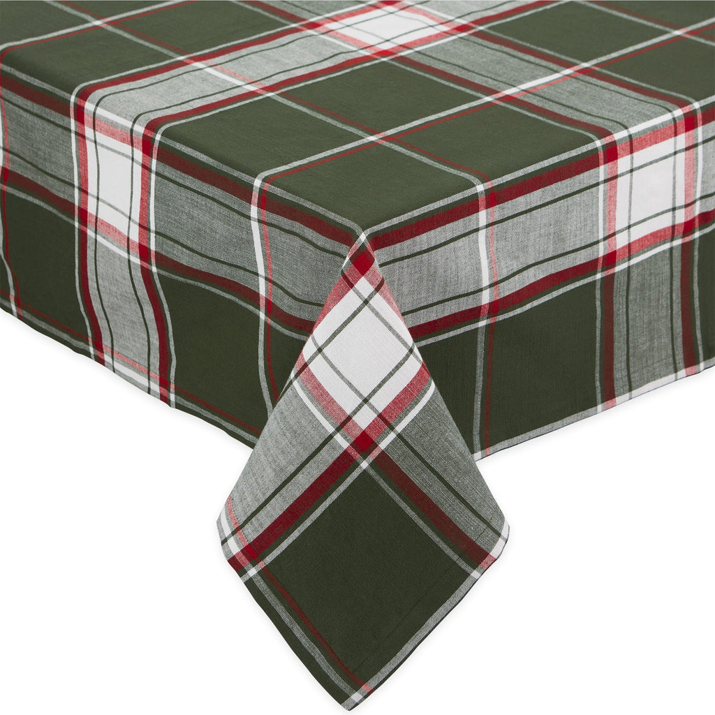 Deck The Halls Plaid Tablecloth - 52x52"