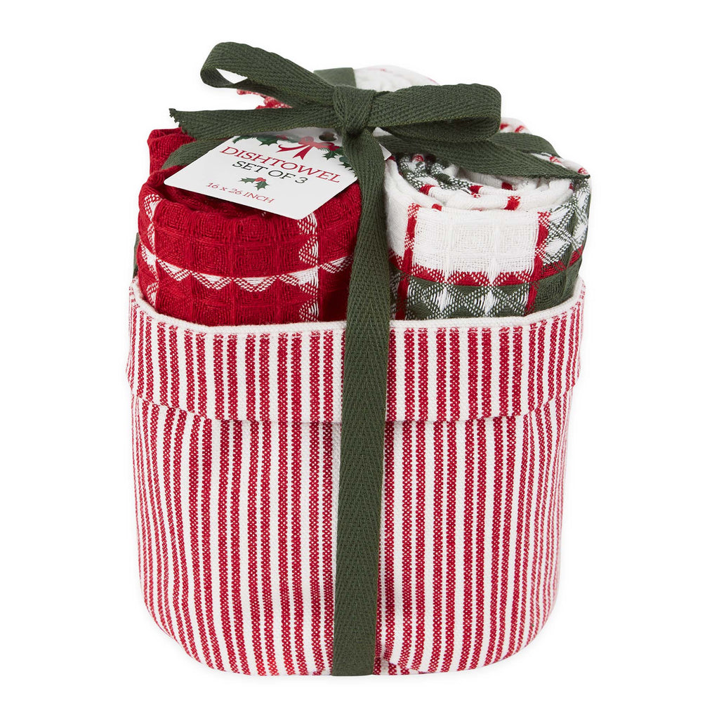Deck The Halls Dishtowel Gift Set