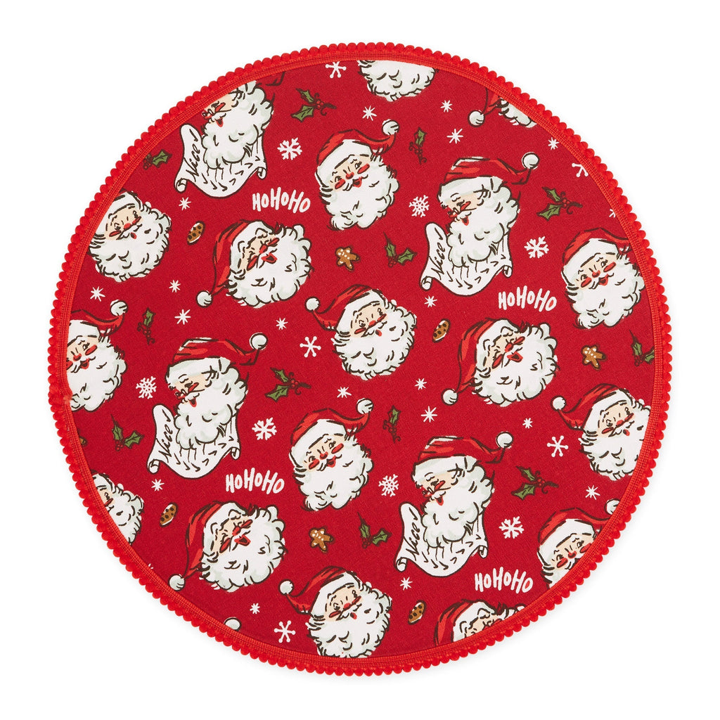 Cookies For Santa Embellished Round Placemat