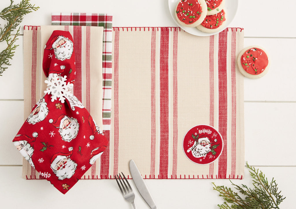 Jolly Santa! Embellished Placemat
