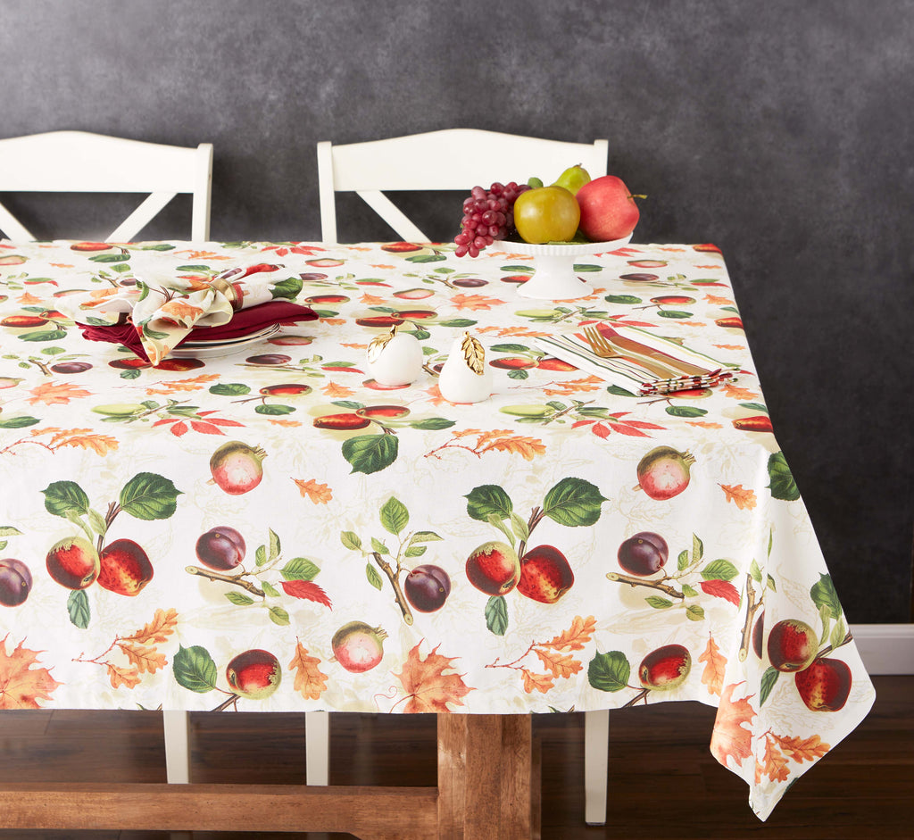 Orchard Botanical Printed Tablecloth - 60 X 84"