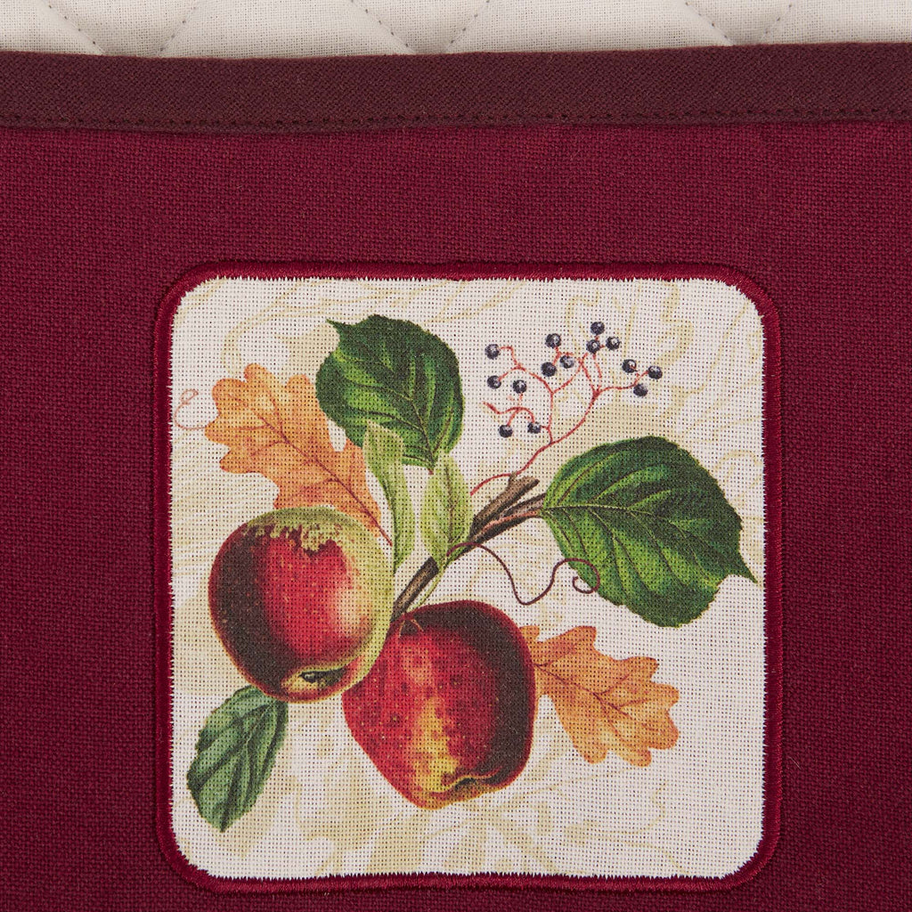 Apple Botanical Potholder Gift Set