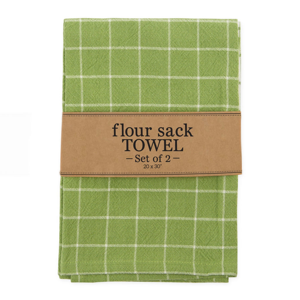 Clover Floursack Towel Set of 2