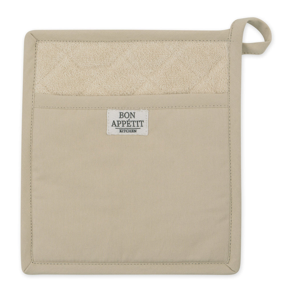 Feather Gray Chino Potholder