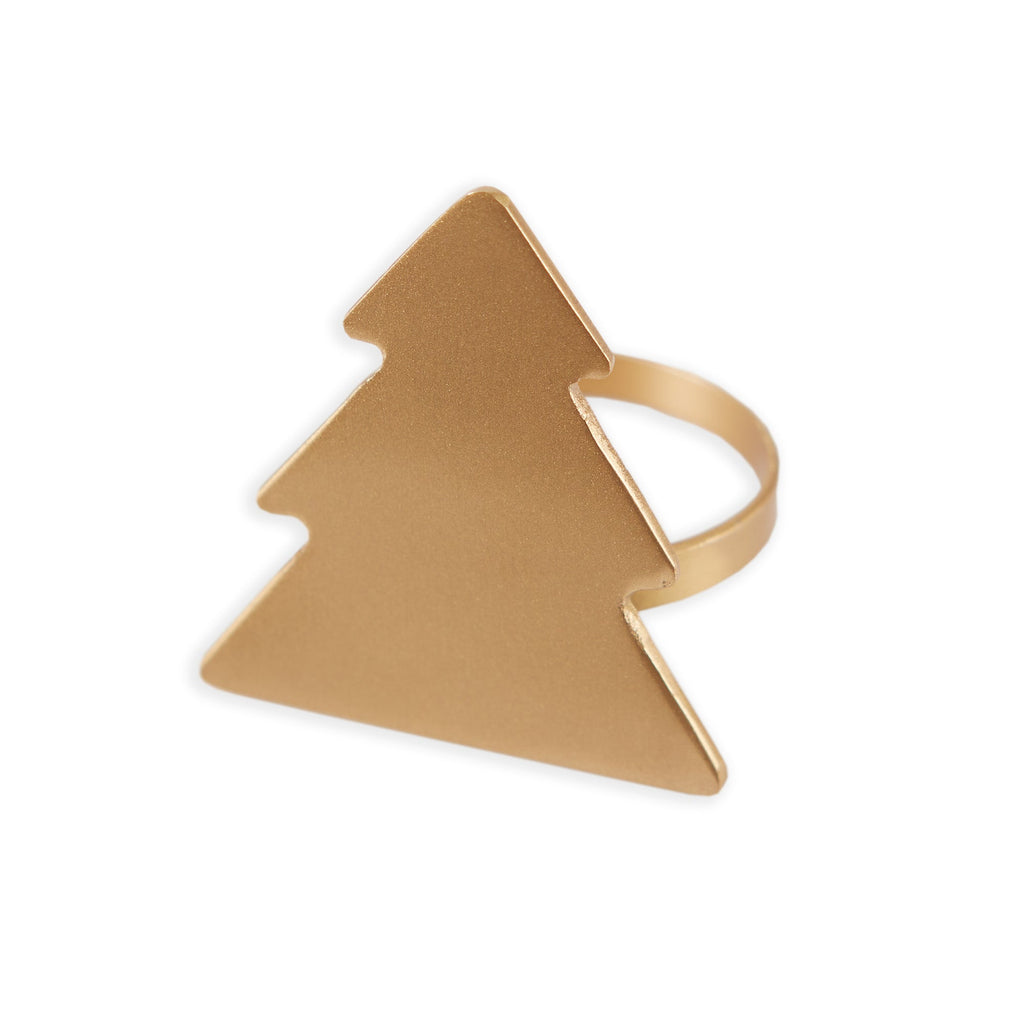 Gold Tree Napkin Ring