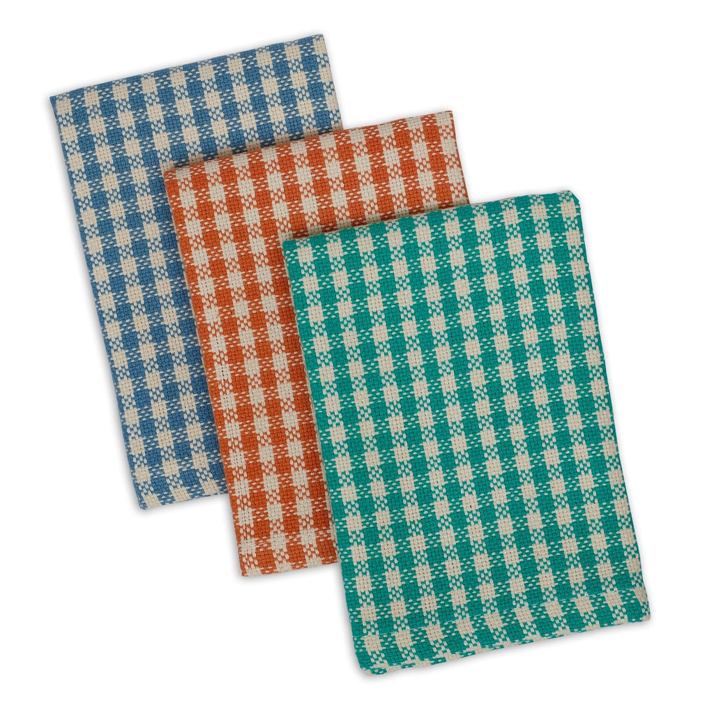 Camp Checks Dishcloth Set of 3 - DII Design Imports