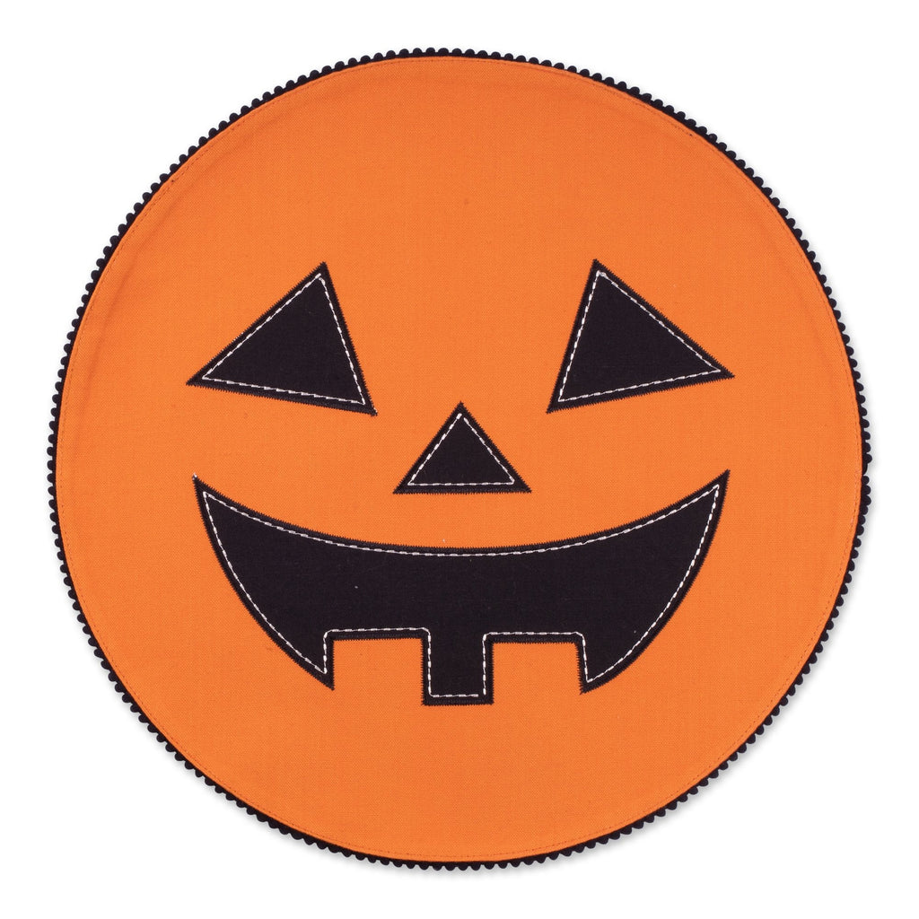 Jack OLantern Embellished Round Placemat