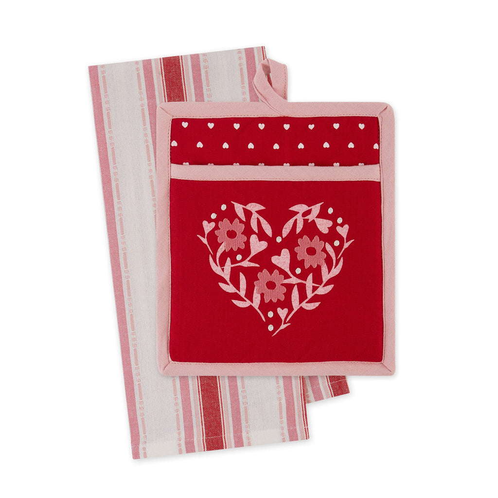 All My Heart Potholder Gift Set