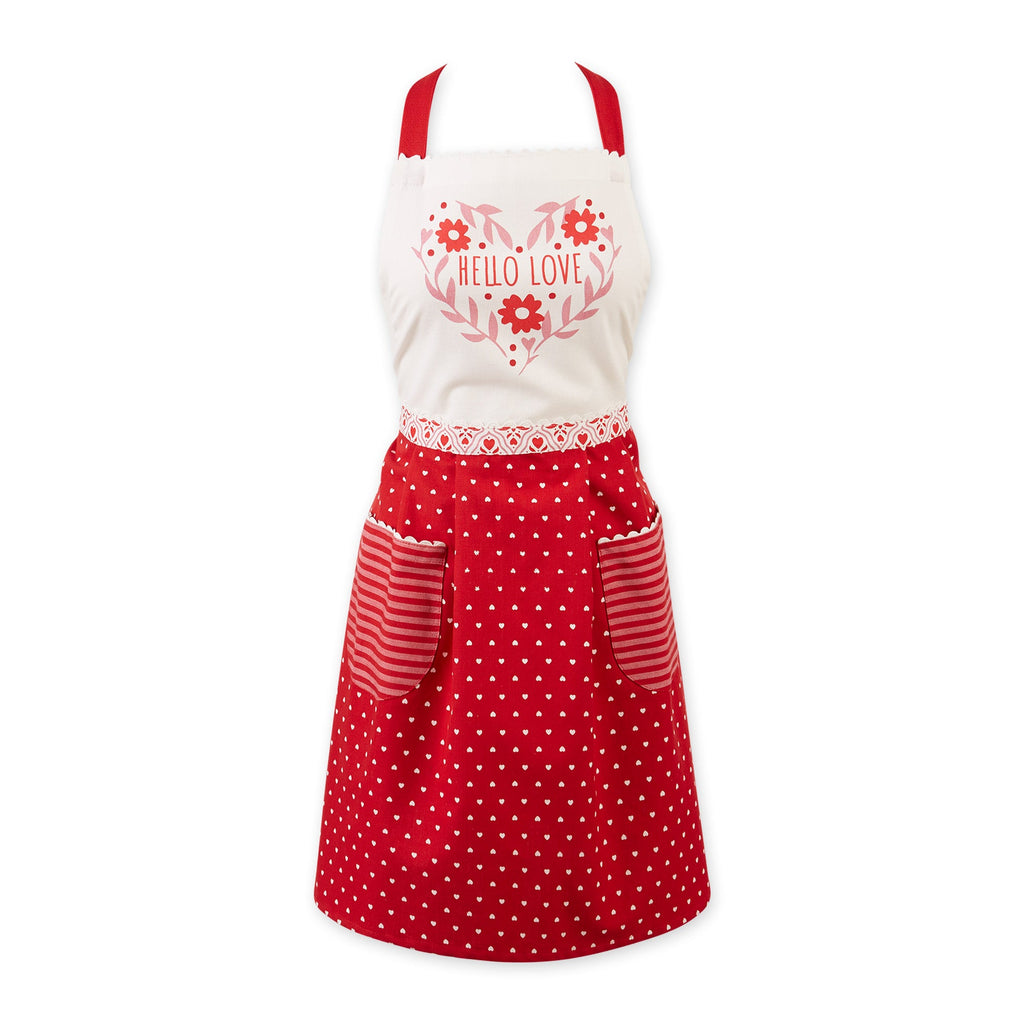 Hello Love Printed Apron