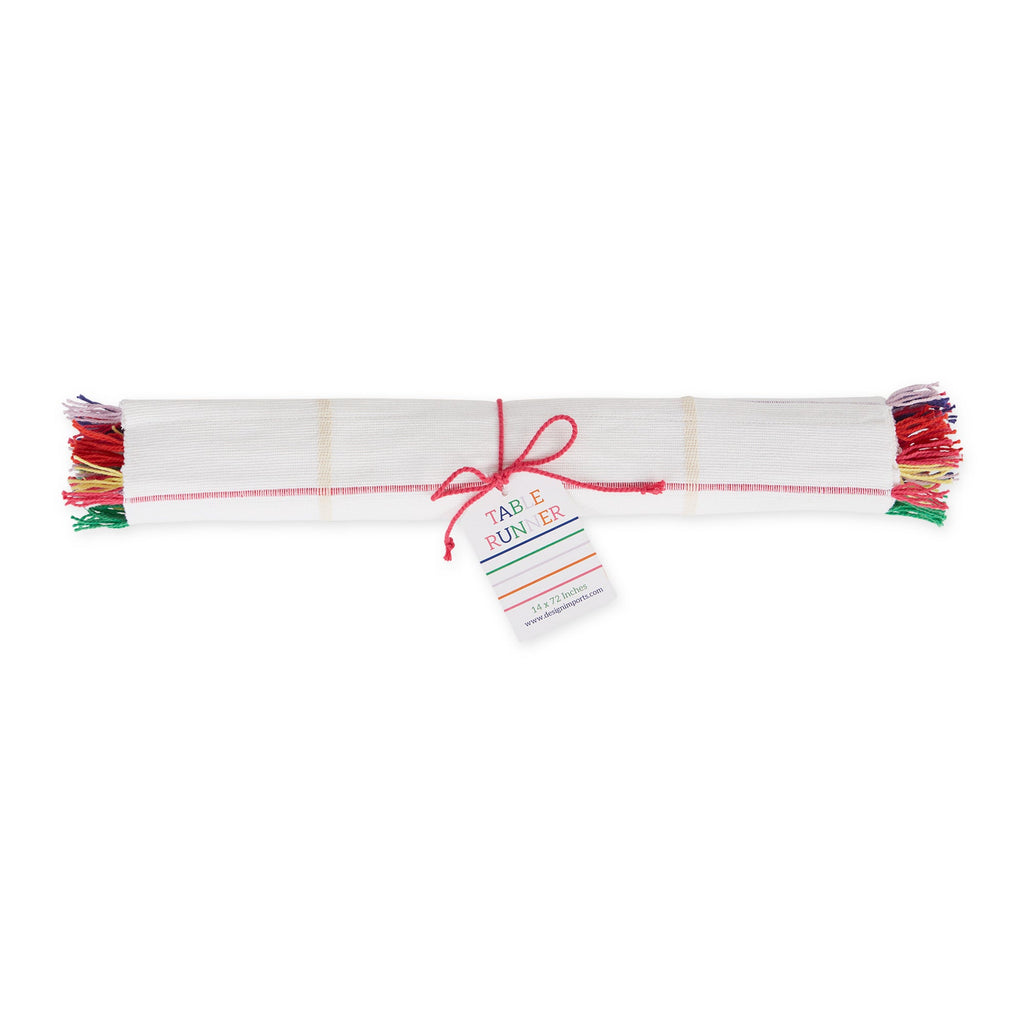 Party Stripe Rib Table Runner