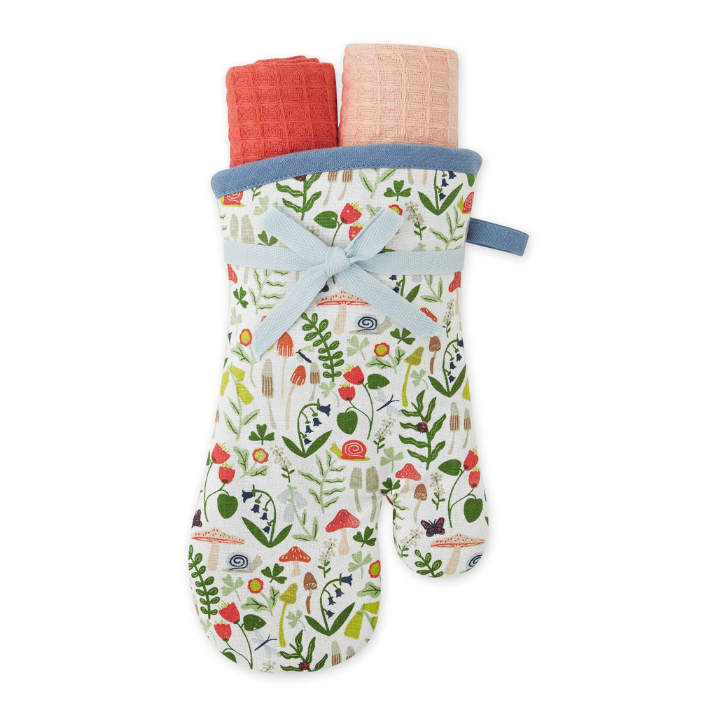 Spring Garden Oven Mitt Gift Set