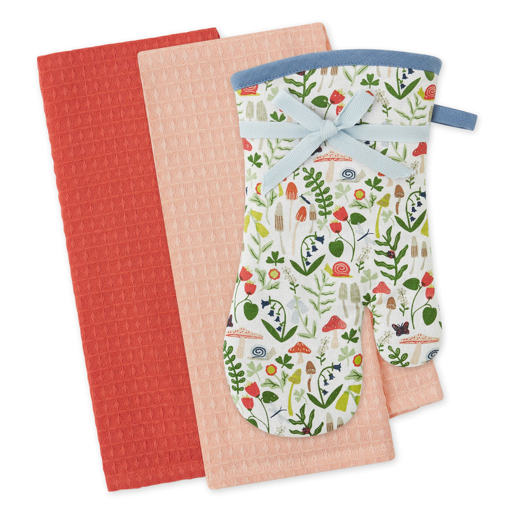 Spring Garden Oven Mitt Gift Set