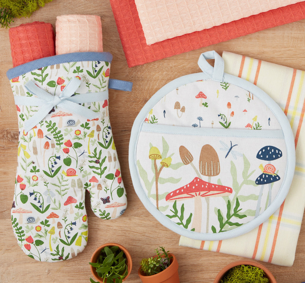 Spring Garden Oven Mitt Gift Set