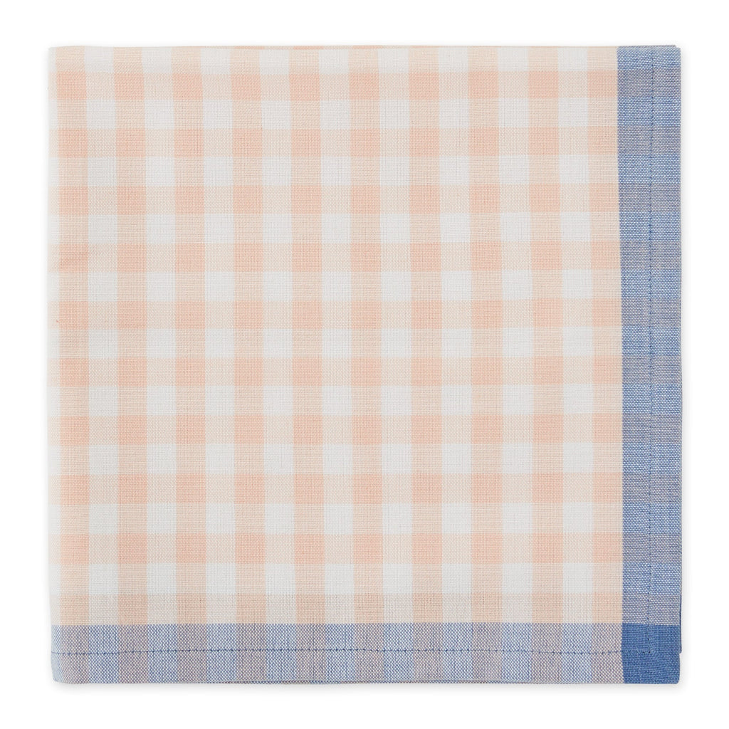 Pearl Blush Contrast Gingham Napkin