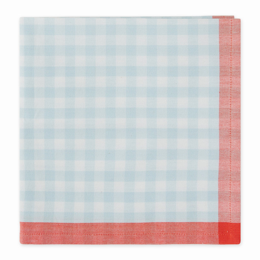 Ballad Blue Contrast Gingham Napkin