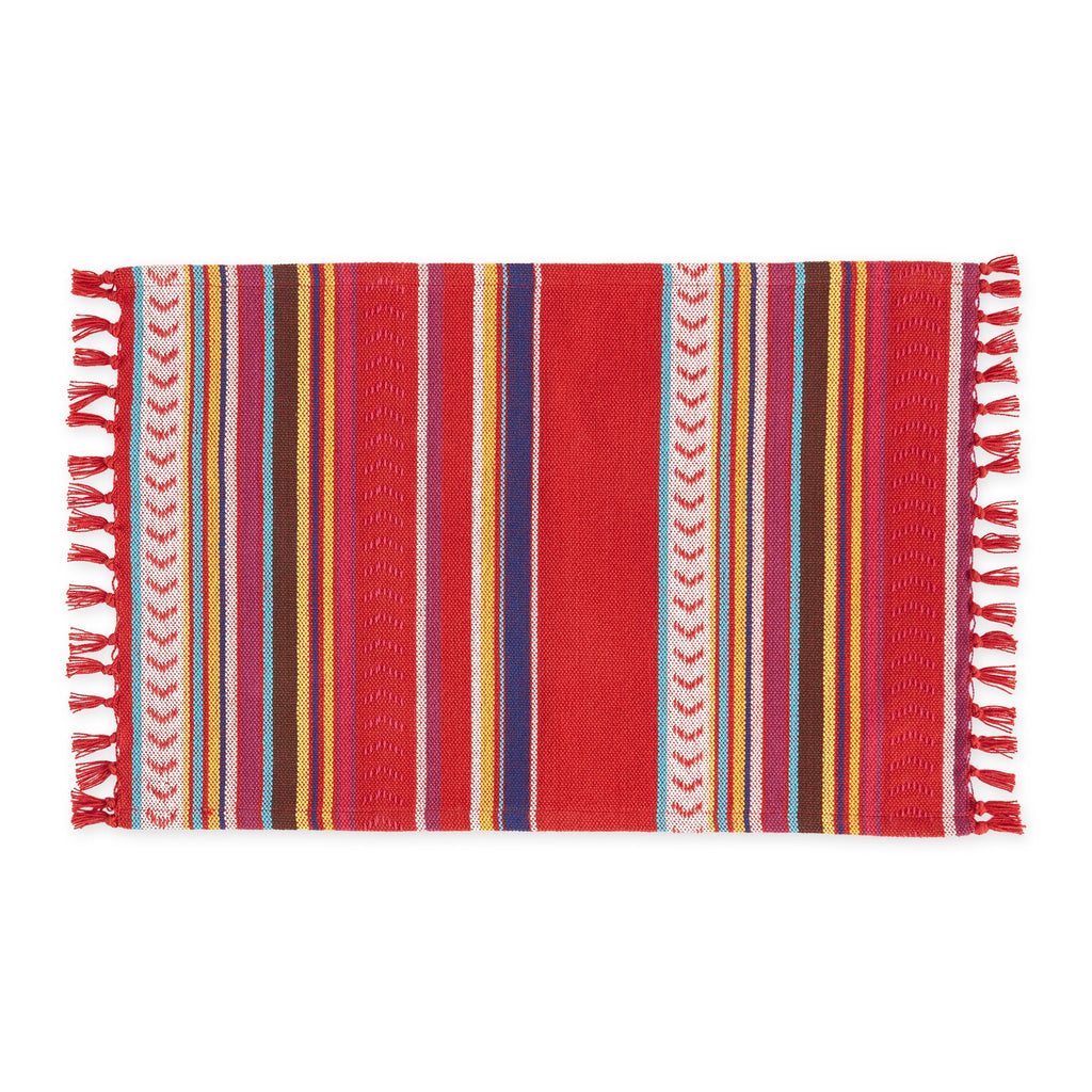 Baja Stripe Rug Weave Placemat