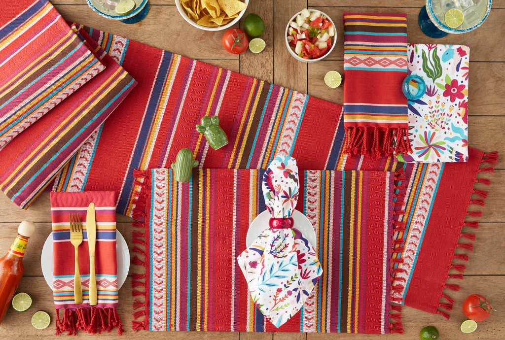 Baja Stripe Rug Weave Placemat