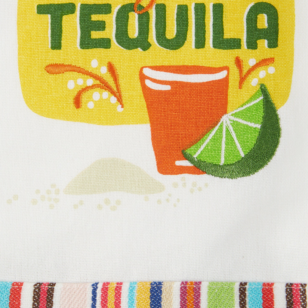 Salty Embellished Dishtowel