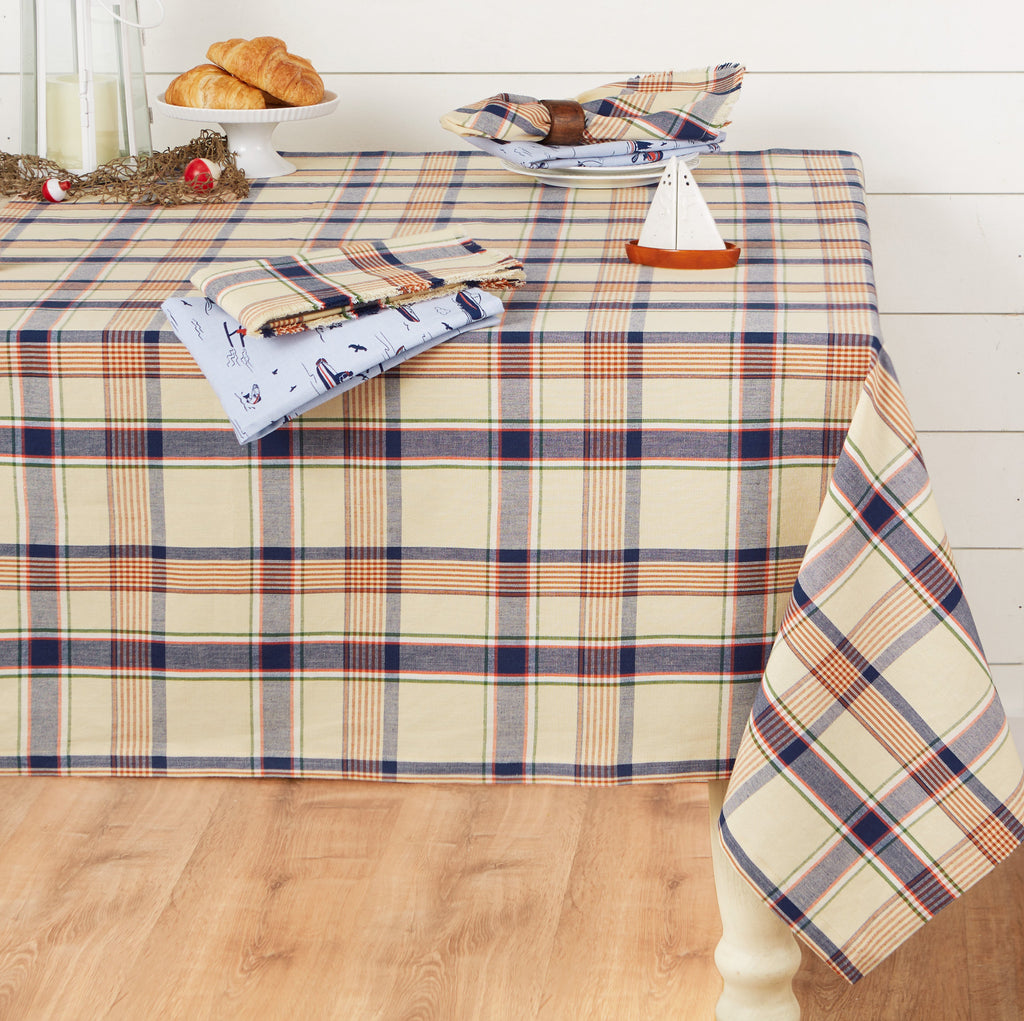 Lske House Plaid Tablecloth -  52 x 52"