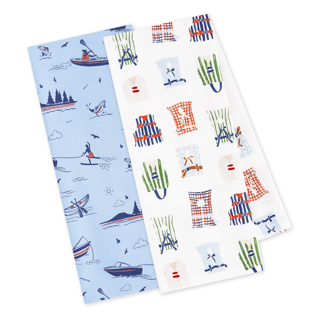 Lake House Dishtowel + Spatula Gift Set Mixed Pack