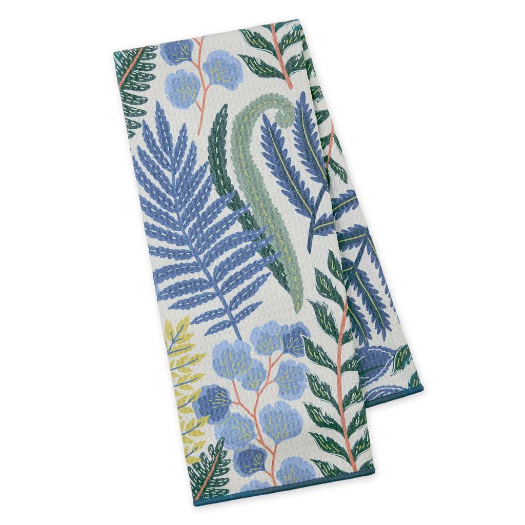 Fiddle Ferns Printed Microfiber Dishtowel