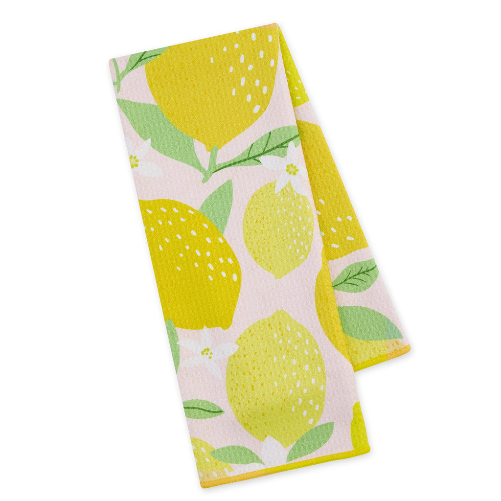 Lemon Squeeze Printed Microfiber Dishtowel