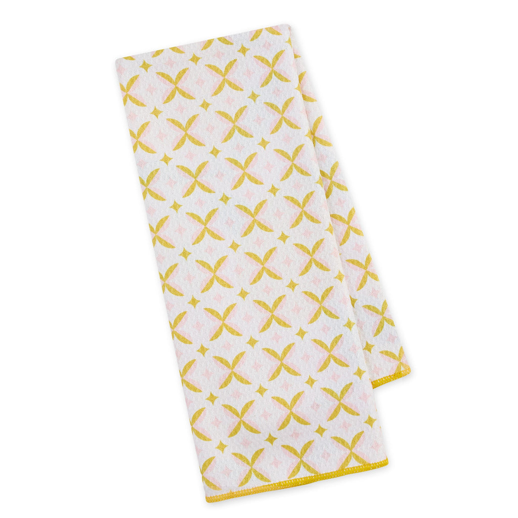 Lemon Squeeze Printed Microfiber Dishtowel